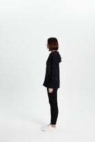 Waffle Zipper Sweatshirt - Siyah
