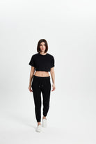 Crop T-Shirt- Siyah