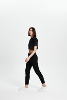 Crop T-Shirt- Siyah