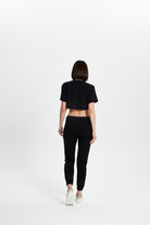 Crop T-Shirt- Siyah
