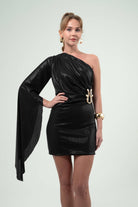 BÉLF-Aurora Black Dress-Elbise-2-Milagron.com