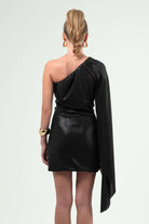 BÉLF-Aurora Black Dress-Elbise-3-Milagron.com