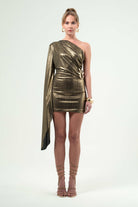BÉLF-Aurora Gold Dress-Elbise-3-Milagron.com