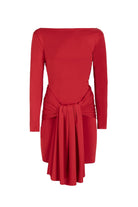 BÉLF-Luna Red Dress-Elbise-1-Milagron.com