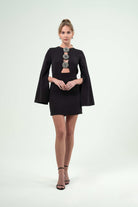 BÉLF-Valentina Black Dress-Elbise-1-Milagron.com