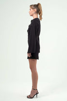 BÉLF-Valentina Black Dress-Elbise-4-Milagron.com