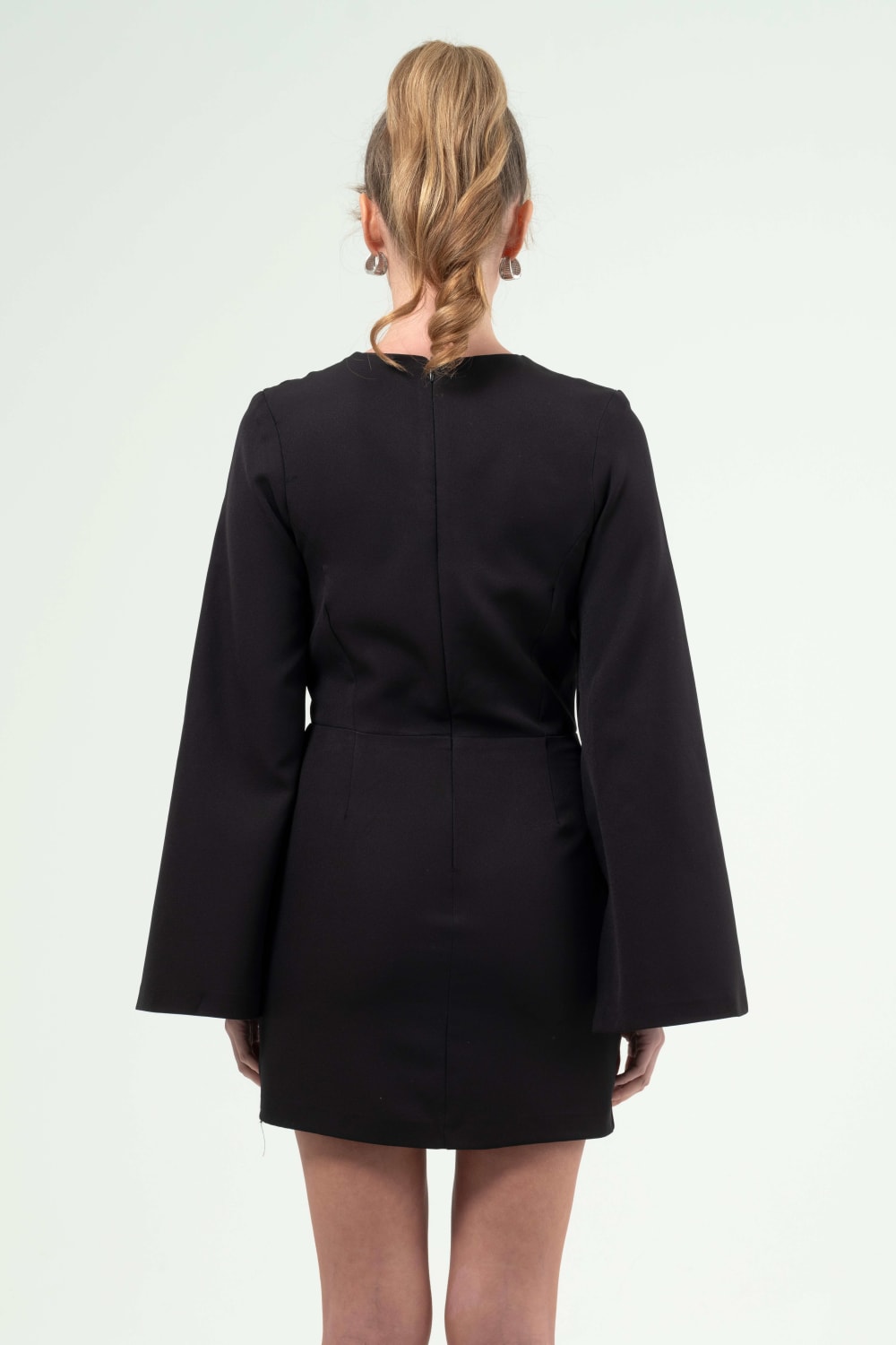 BÉLF-Valentina Black Dress-Elbise-5-Milagron.com