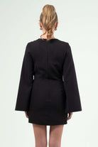 BÉLF-Valentina Black Dress-Elbise-5-Milagron.com