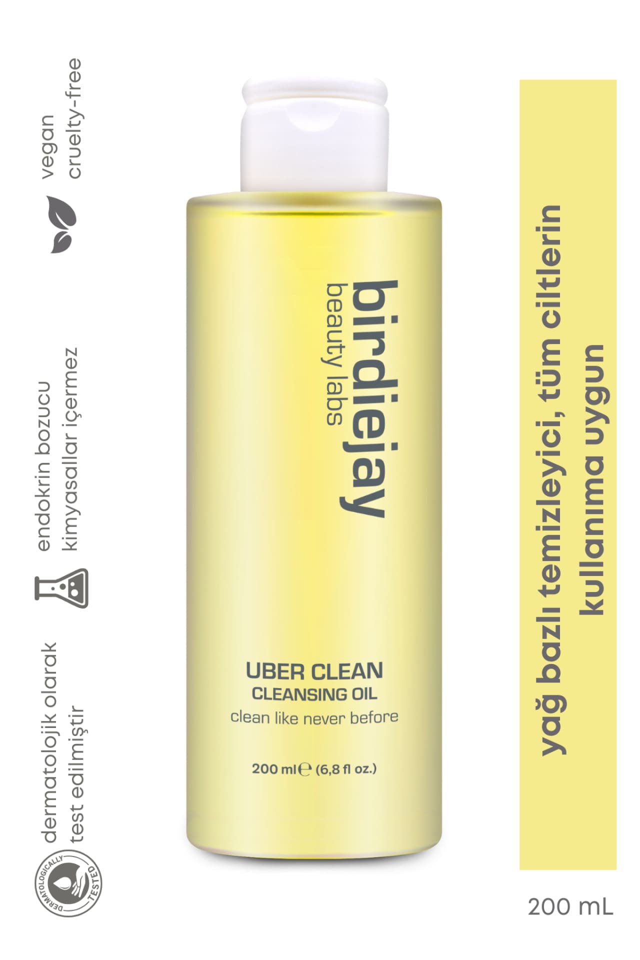 BIRDIEJAY BEAUTY LABS-Uber Clean Yüz Temi̇zleme Yaği-Temizleme Yağı-5-Milagron.com