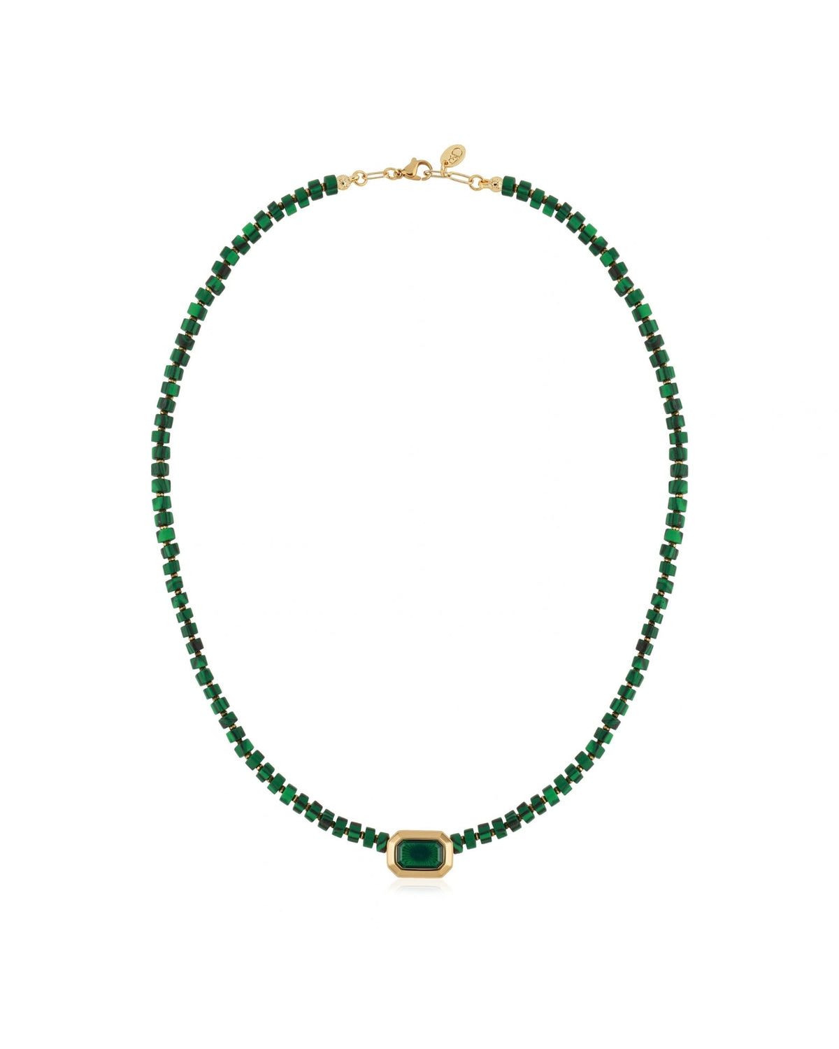 Romy Malachite Green Necklace