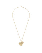 Valentina Pavé Lace Heart Necklace