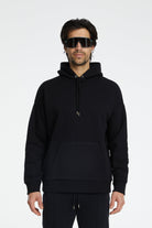 Kapüşonlu Sweatshirt - Siyah