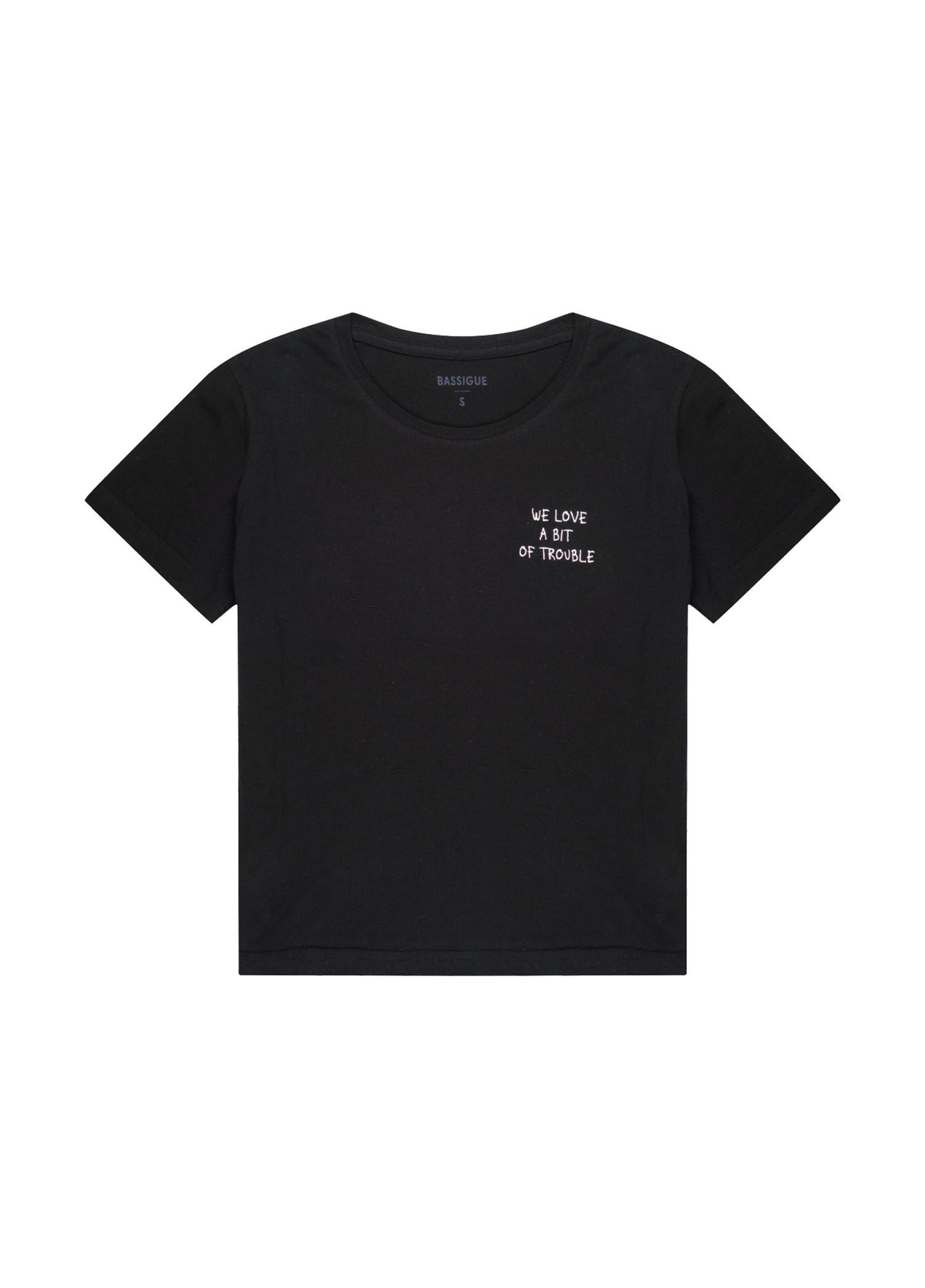 Siyah Trouble T-Shirt