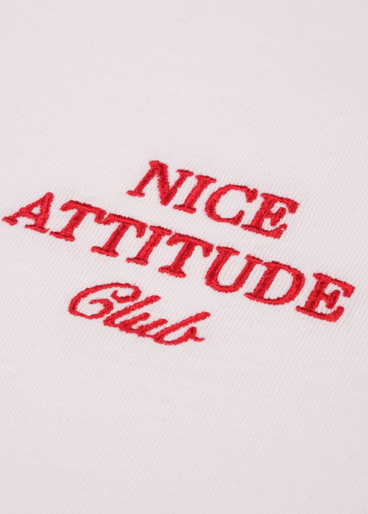 Beyaz Nice Atitude T-Shirt