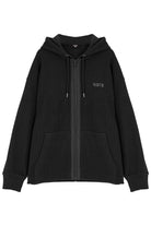 Waffle Zipper Sweatshirt - Siyah