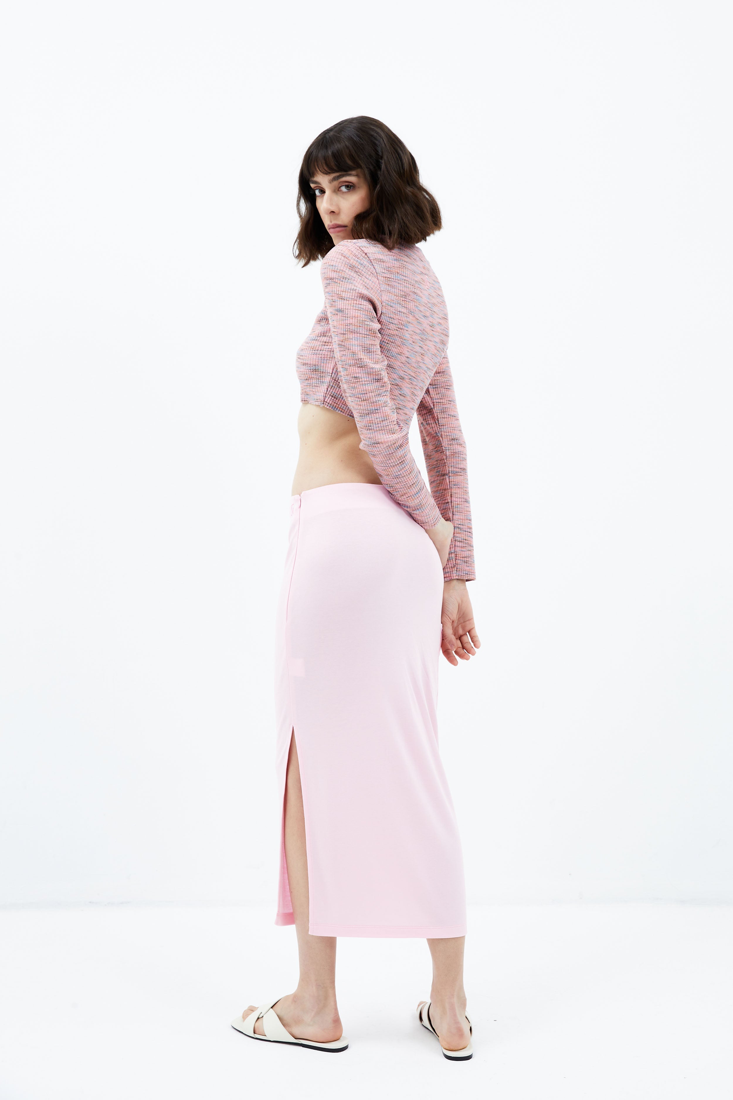 Orchid Uzun Etek - Açık Pembe