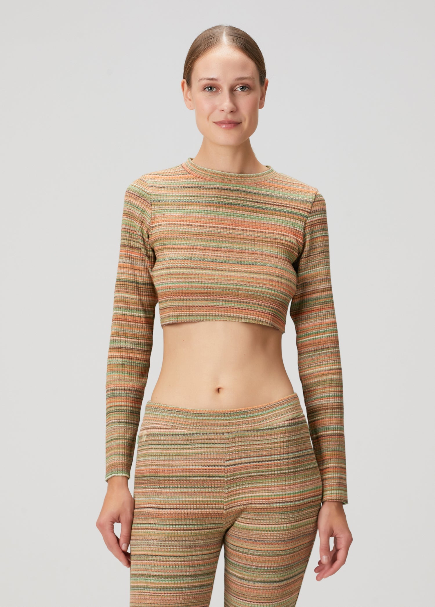 Knit Crop Top - Sarı