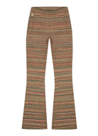 Knit Flare Pantolon - Sarı