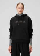 Siyah Studli Hoodie