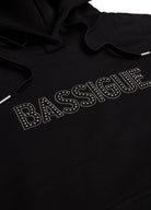 Siyah Studli Hoodie
