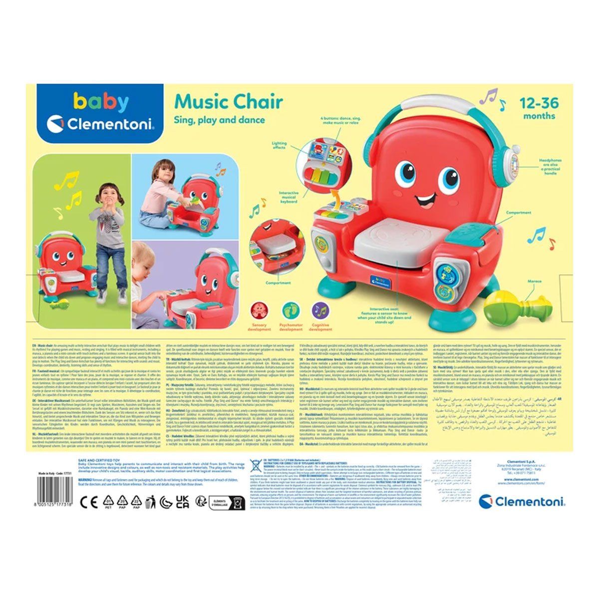 Baby Clementoni-Baby Clementoni Bebek Koltuğu-Bebek Oyuncakları-3-Milagron.com