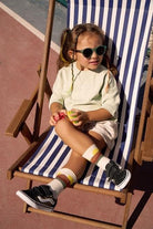 Babybek-Premium Oversize Unisex Çocuk Su Yeşili T Shirt-T-Shirts-1-Milagron.com