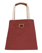 Bagh Collection-Sole Tote Reddish Plum-2-Milagron.com
