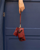 Bagh Collection-Wearable Glasses Case In Maroon-1-Milagron.com