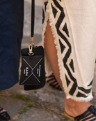 Bagh Collection-Wearbale Glasses Case In Black-1-Milagron.com