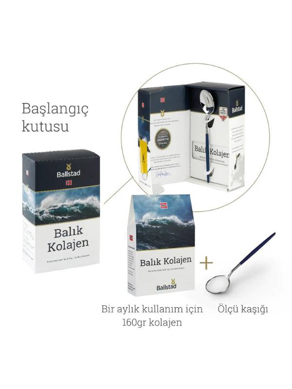 Ballstad Balık Kolajen ve Ölçü Kaşığı