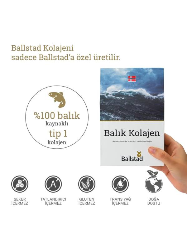 Ballstad Balık Kolajen ve Ölçü Kaşığı