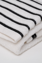 Balme-Rainbow Antrasit Çizgili Yüz Havlusu-Havlu & Peştamal-3-Milagron.com