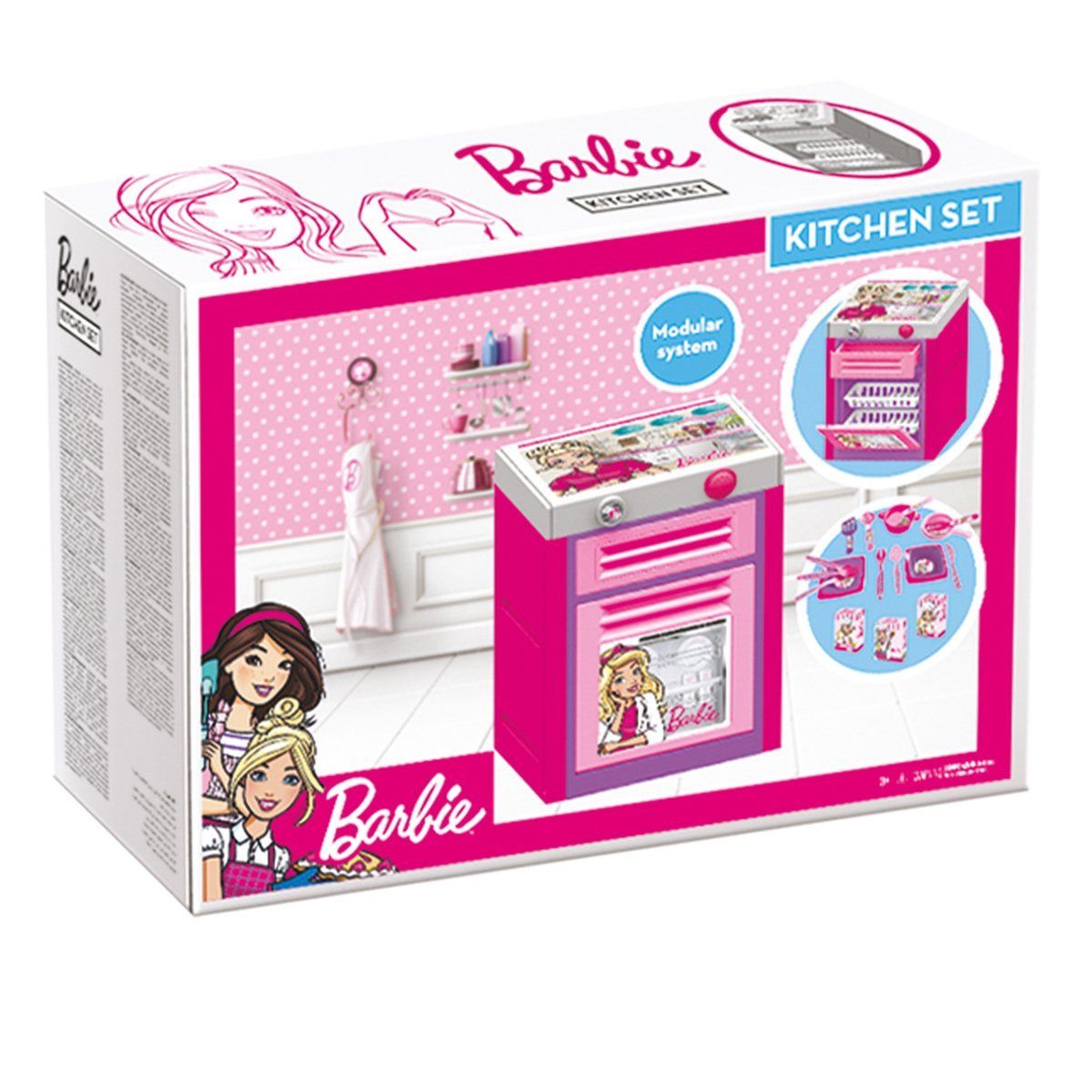 Barbie-Barbie Bulaşık Makinesi-Meslek Setleri-1-Milagron.com
