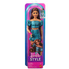 Jjn63 Barbie Fashionistas - Turkuaz Renkli Leopar Desenli Elbise