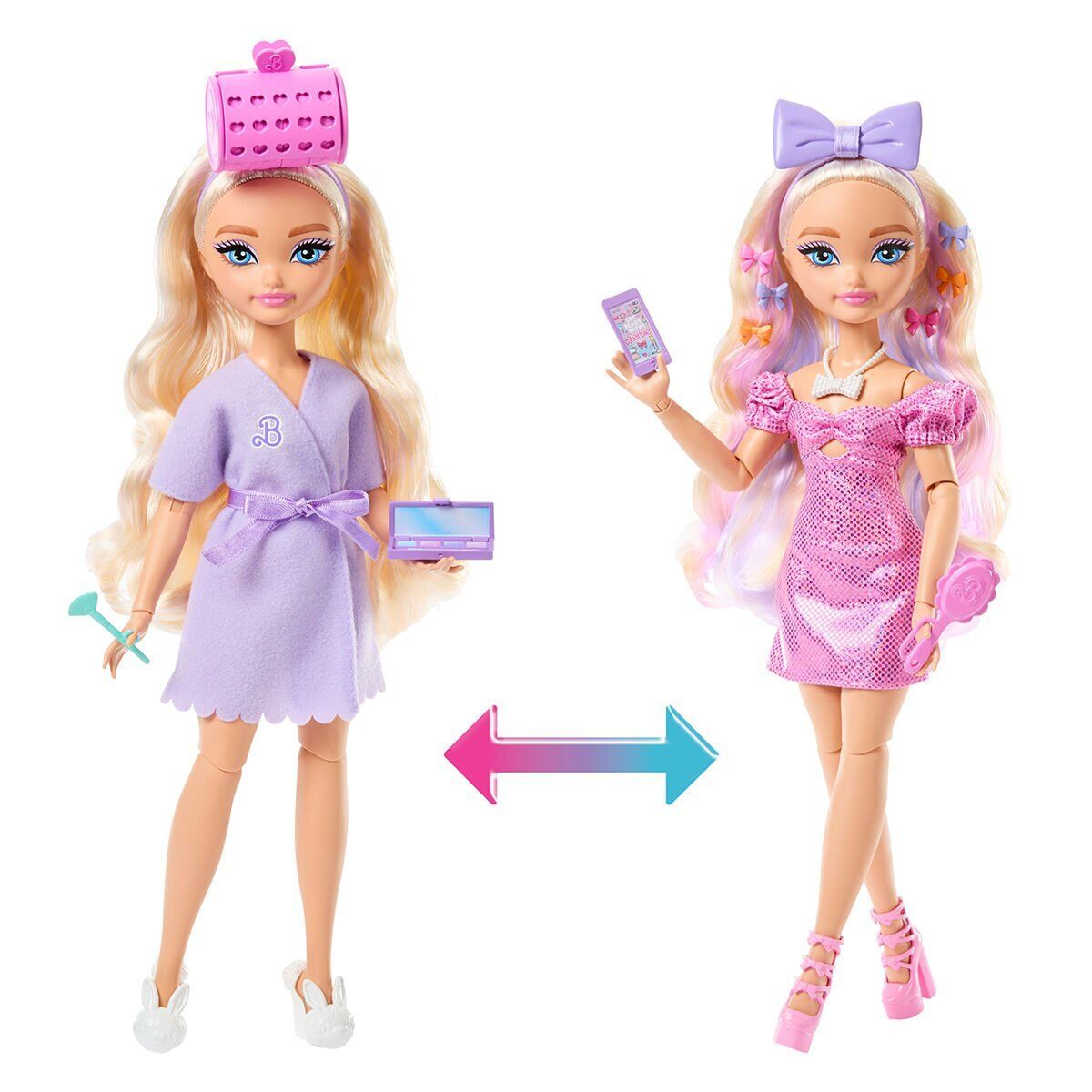Jgg38 Barbie Dream Besties Malibu Ile Akşam Eğlencesine Hazırlanma