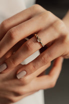 Başbuğ Mücevher-14 Ayar Altın Baget Yüzük-Yüzük-1-Milagron.com