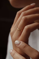 Başbuğ Mücevher-14 Ayar Altın Burgu Yüzük-Yüzük-2-Milagron.com