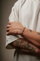 Başbuğ Mücevher-14 Ayar Altın Dorikalı Hematit Bileklik-Bileklik-2-Milagron.com