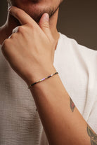 Başbuğ Mücevher-14 Ayar Altın Dorikalı Hematit Bileklik-Bileklik-2-Milagron.com