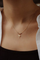 Başbuğ Mücevher-14 Ayar Altın Dorikalı Kuzey Yıldızı Kolye-Kolye-1-Milagron.com