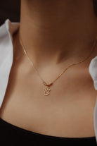 Başbuğ Mücevher-14 Ayar Altın Dorikalı Melek Kolye-Kolye-1-Milagron.com