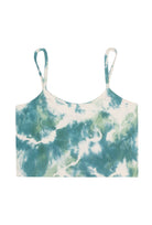 Batik Tank Top - Yeşil/Beyaz
