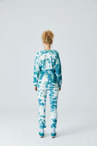 Batik Sweatshirt - Beyaz/Yeşil