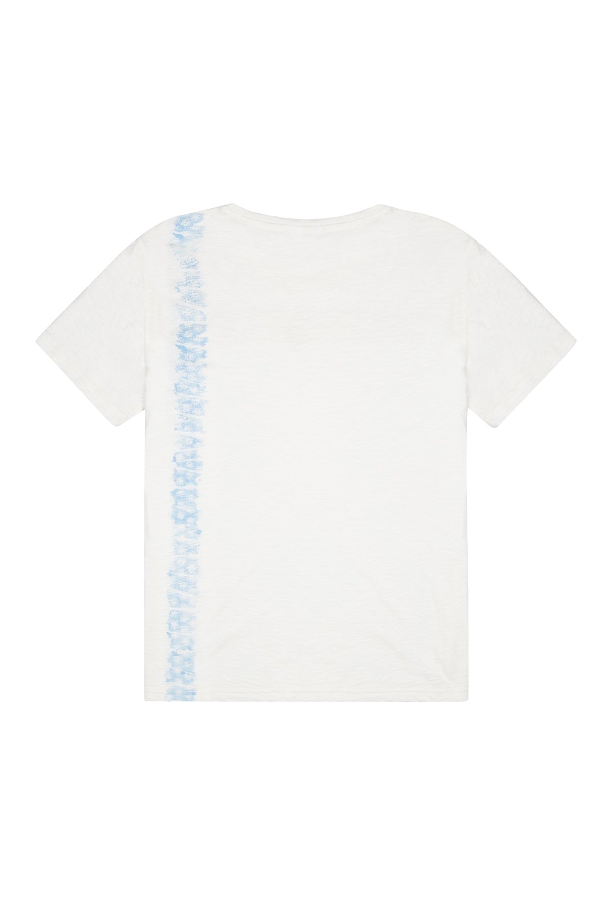 Batik T-Shirt - Beyaz/Mavi