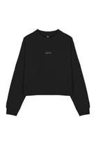 Bisiklet Yaka Sweatshirt - Siyah
