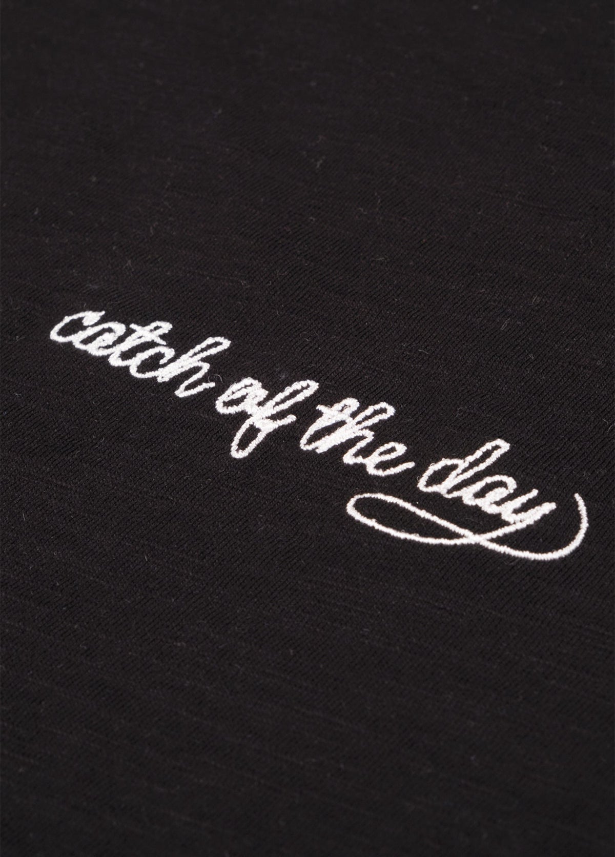 Siyah Catch Of The Day T-Shirt