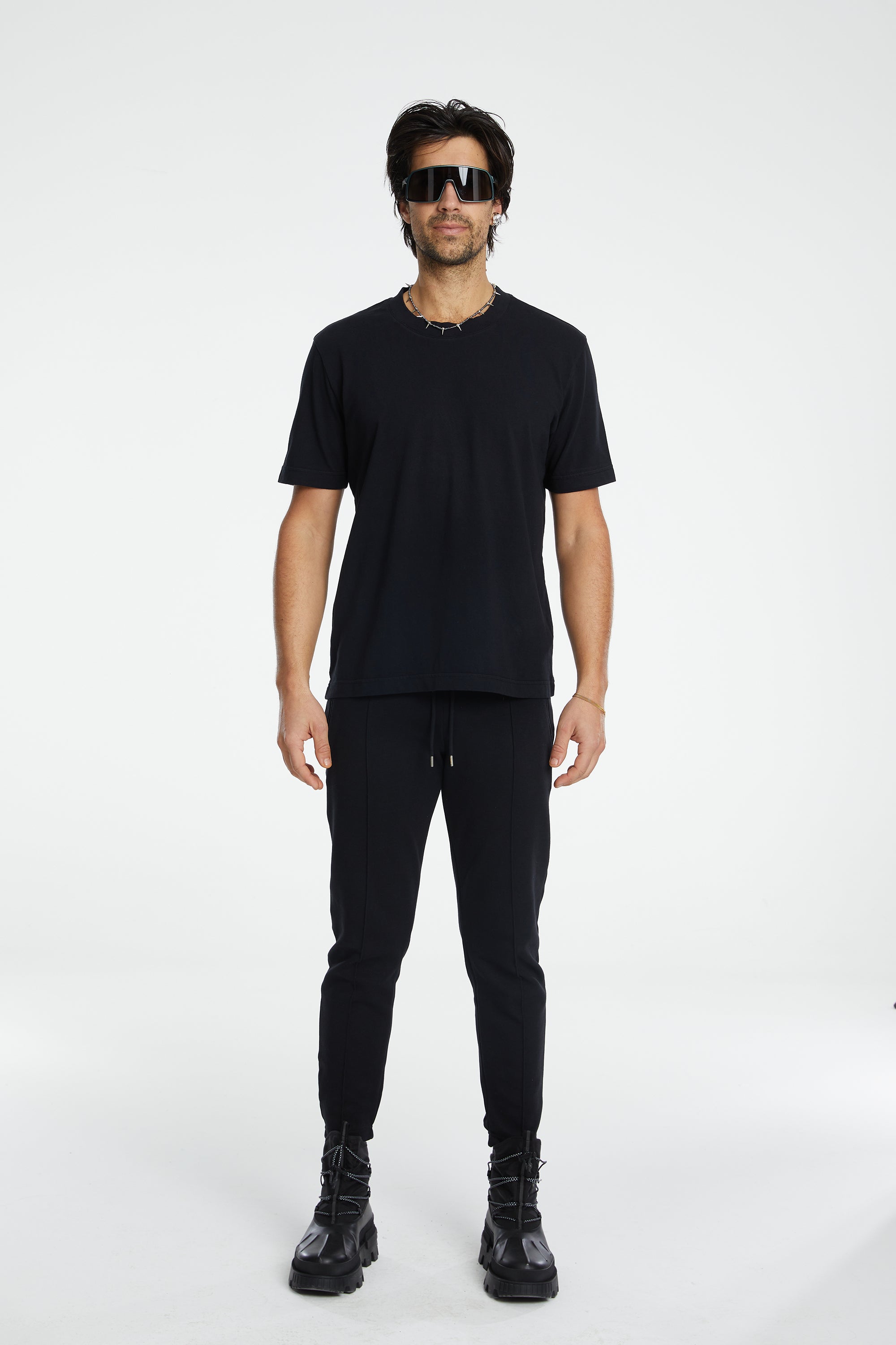 Cotton Basic T-Shirt - Siyah