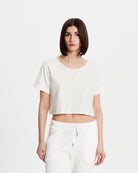 Crop T-Shirt - Beyaz