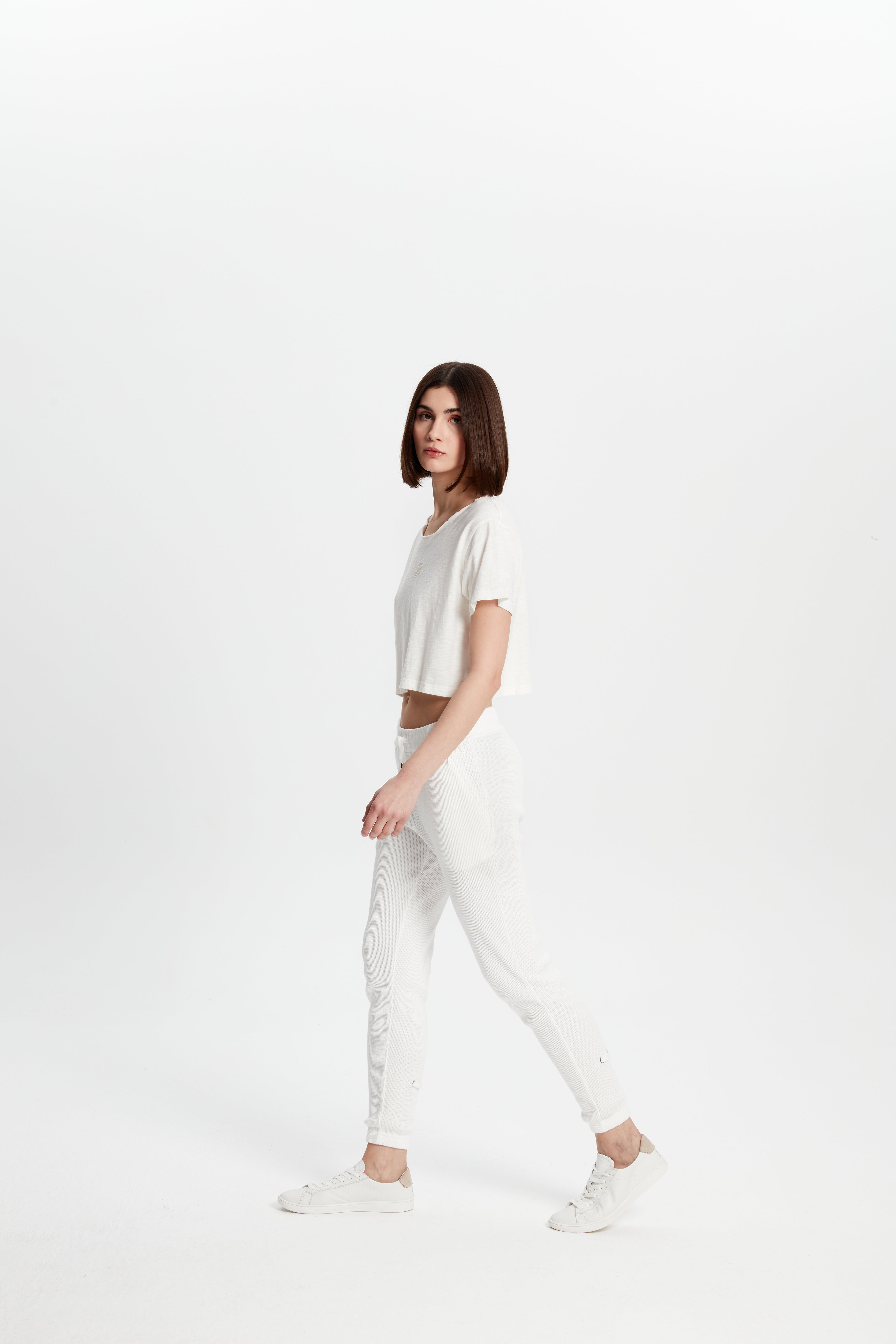 Crop T-Shirt - Beyaz
