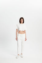 Crop T-Shirt - Beyaz